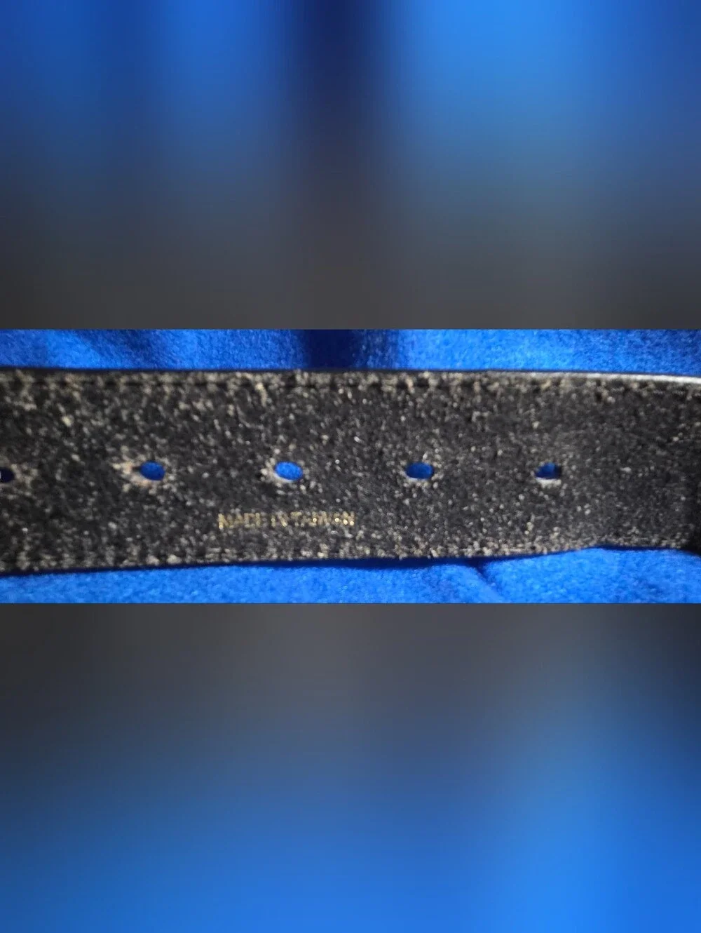 Ariat Rhinestone Silver Buckle Embossed Black Leather Belt Large New
